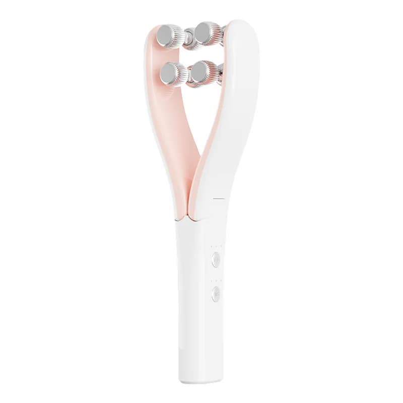 Thin face roller beauty instrument Household lifting and firming EMS pulse massage double chin small v face massager