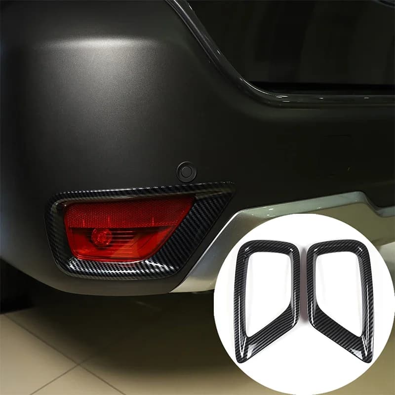 For Subaru Outback 2021-2023 ABS Carbon Fiber Style Car Rear Fog Light Frame Exterior Accessories