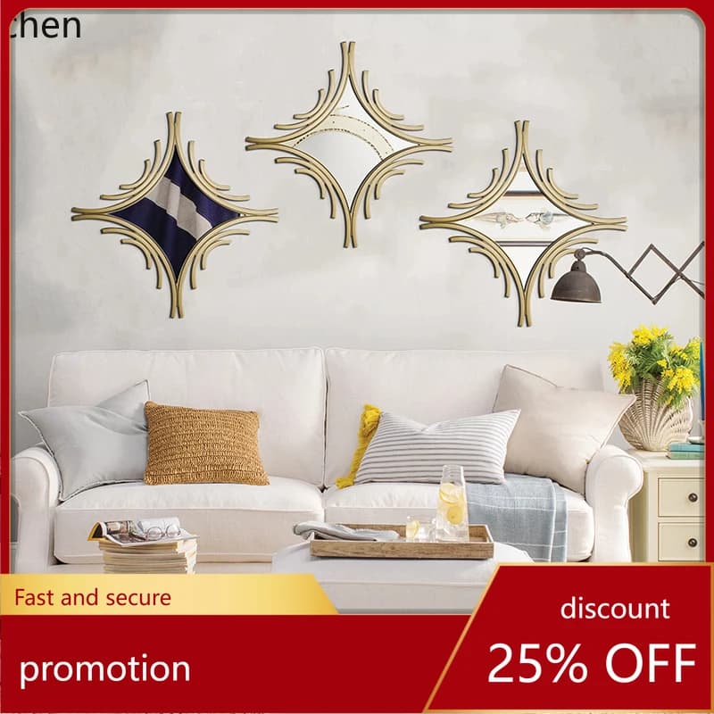 YFY Decorative Mirror Ornament Wall Hanging Mirror Minimalist Creative Decorative Mirror