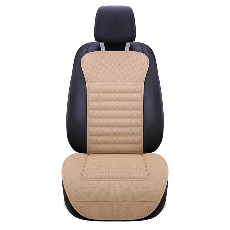 New Leather Car Seat Cushion for All Cars Comfortable Breathable Wear-Resistant Scratch-Resistant Vehicle Interior Accessory