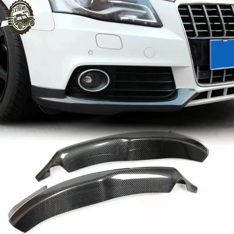 Carbon Fiber Auto Parts Factory Customized Glossy Carbon Car Front Bumper Splitter Lip Spoiler for BMW Audi for Porsche for Benz