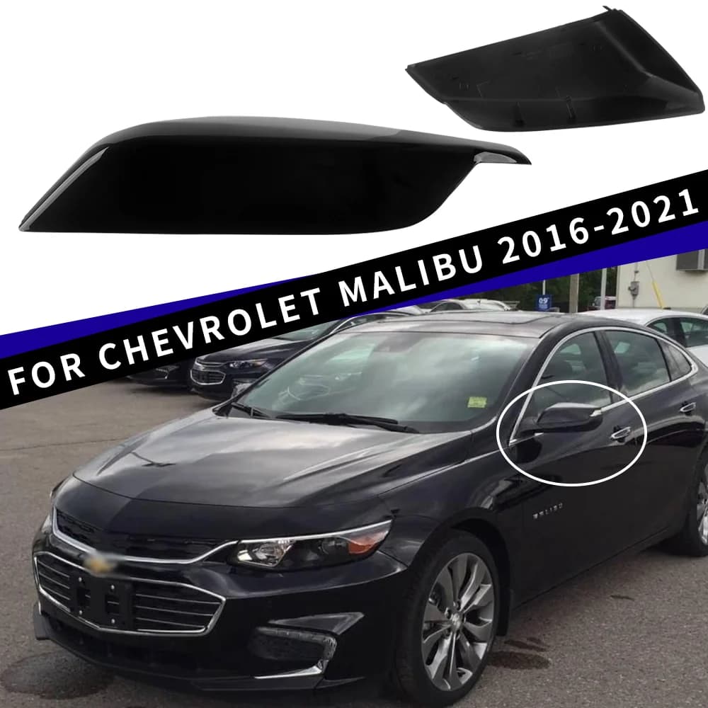 Side Mirror Housing & Rearview Mirror Cover, Replacement Exterior Auto Parts for US Version Chevrolet Malibu 2016-2021
