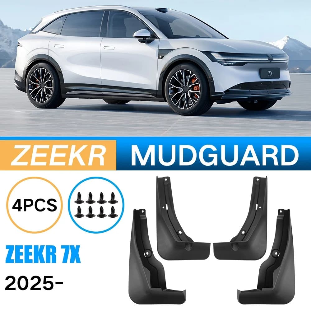 Mud Flaps for Zeekr 7GT 2026 2027 Car Splash Guards Fender No Drilling No Tape All Weather Mudflaps Car Accessories