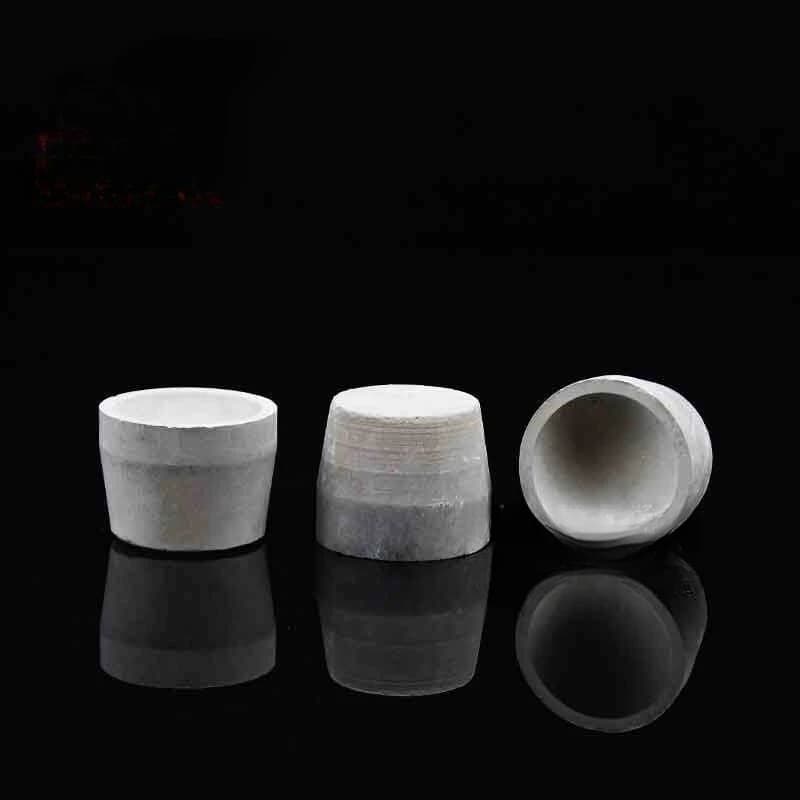 T-type Cupel Crucible Direct Factory Supply Magnesia Bone Ash Cupel for Fire Assay Jewelry Purification