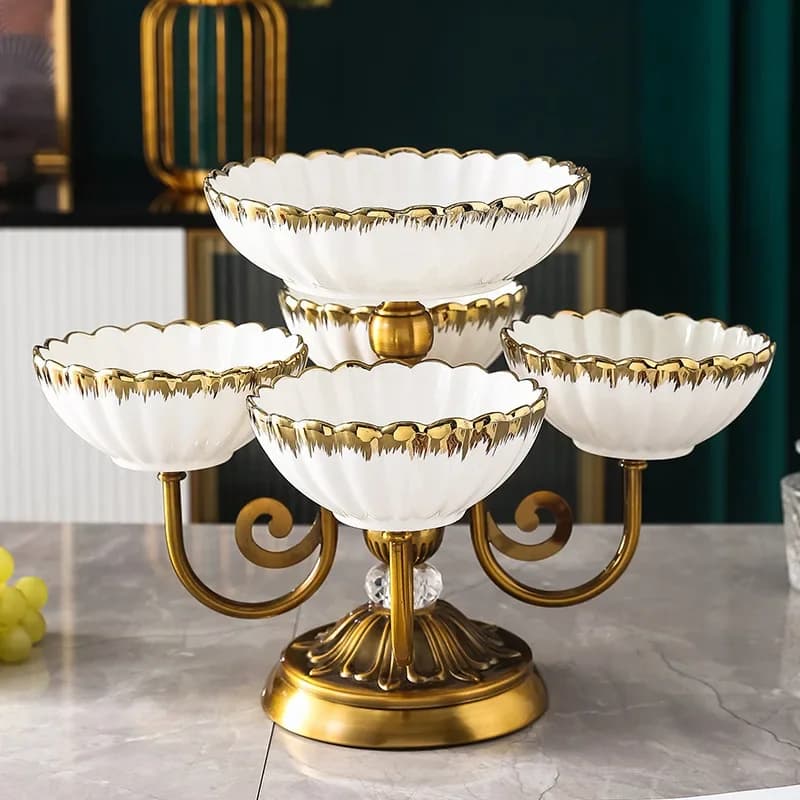Fruit plate household coffee table creative ornament fruit plate atmosphere