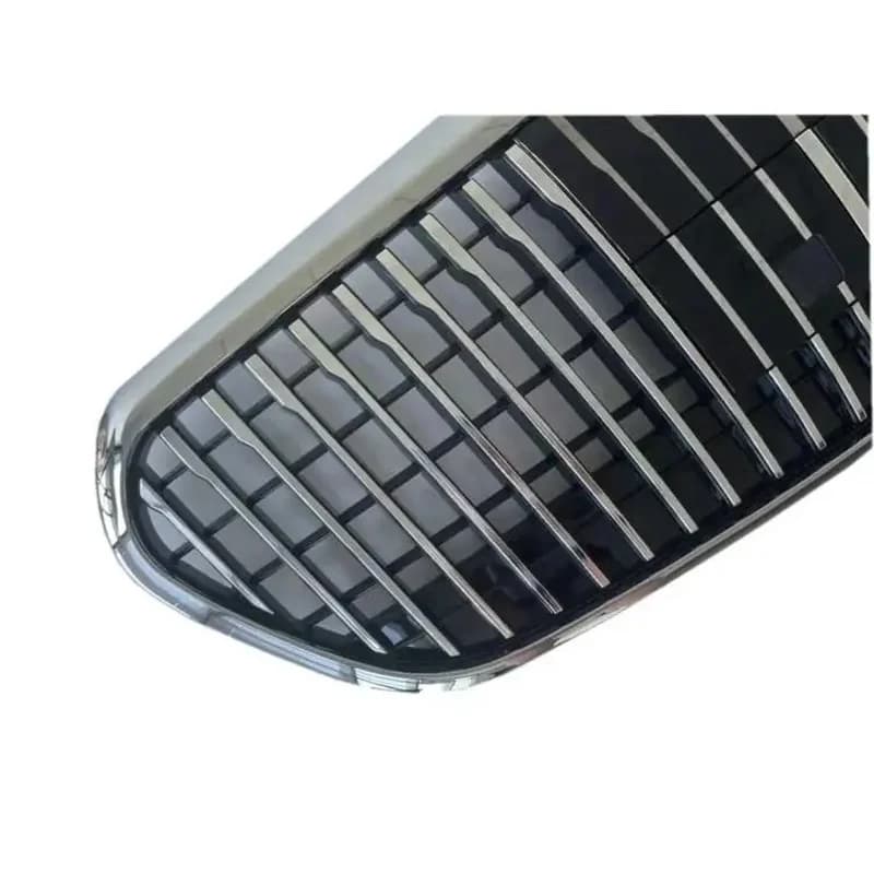Car Accessories Primed ABS Plastic Front Grille Piano Black UV Treated For S-Class W223