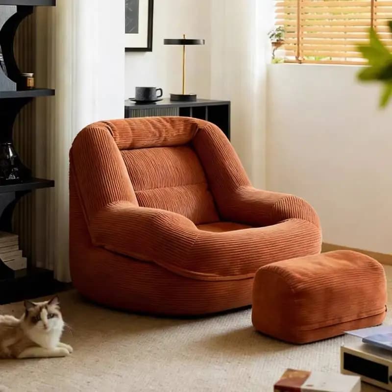 Relax Nordic Living Room Chairs Classic Modern Adults Comfy Recliner Chair Designer Japanese Muebles Para Hogar Furniture