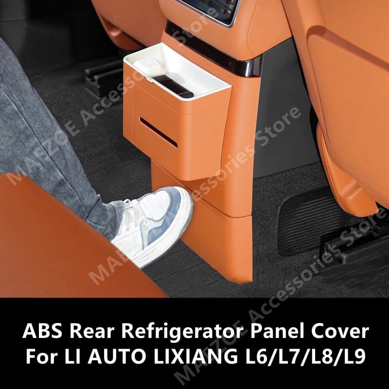 For LI AUTO LIXIANG L6/L7/L8/L9 ABS Rear Refrigerator Panel Cover,Car Interior Decoration Modification Accessories Refit