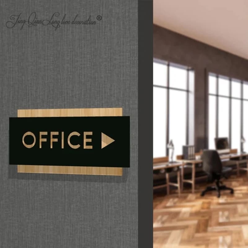 Personalised Wooden   Door Sign,  Number Plaque, Custom Wall Room Plate, Company, Cafe ,Office, Apartment, Hotel Signage