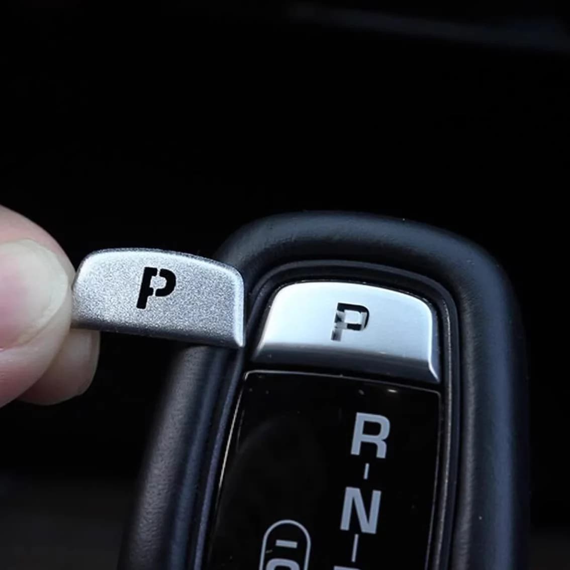 Car Gears Shift P Button Patch Trim Cover for Land Rover Range Rover Sport L494 Evoque Discovery Sport for Jaguar XEL E-pace