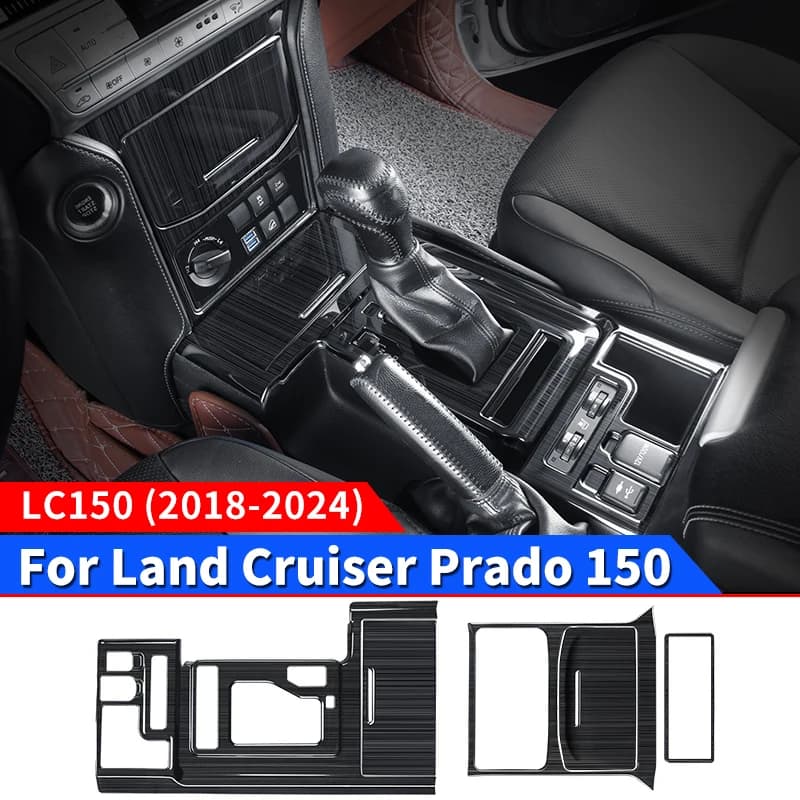 For Toyota Land Cruiser Prado 150 LC150 FJ150 2022 2021 2020 2019 2018 Gearbox Panel Gear Interior Decoration Accessories Tuning