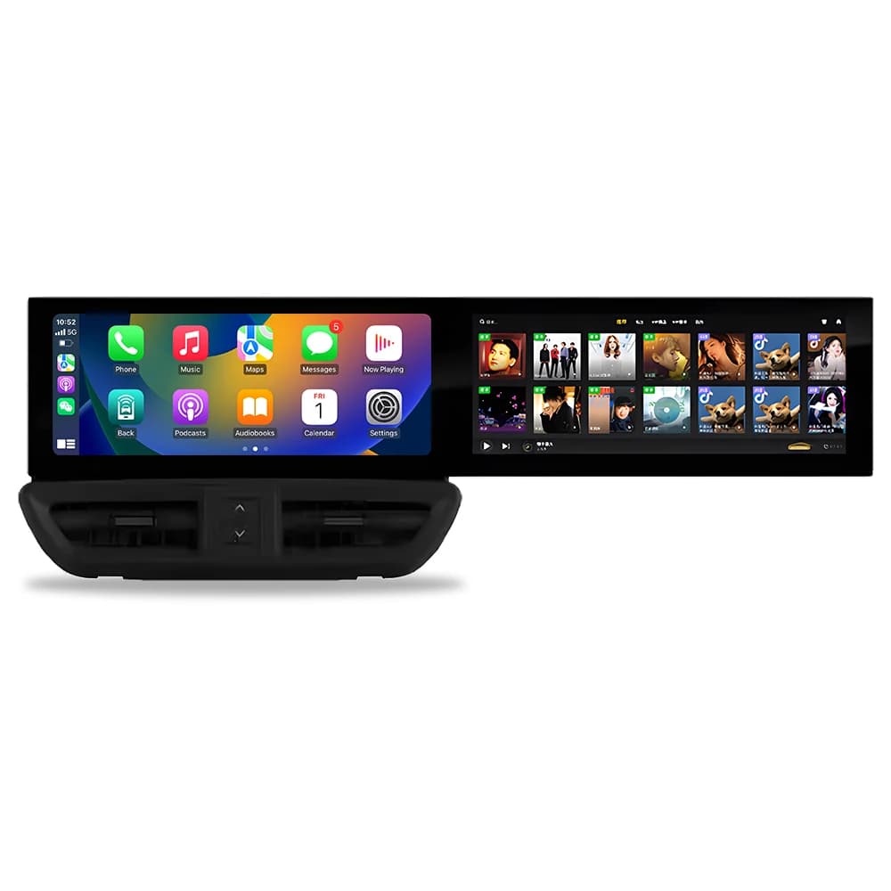 Car Radio Multimedia Player Dual Screen Android Radio Interactive Link Screen Cayenne 2010-2017 GPS-guided Car