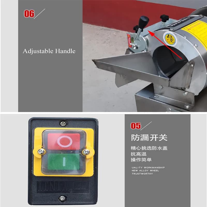 Multi Functional Diced Radish Shredded Potatoes Sliced Large High-Power Canteen Commercial Centrifugal Electric Vegetable Slicer