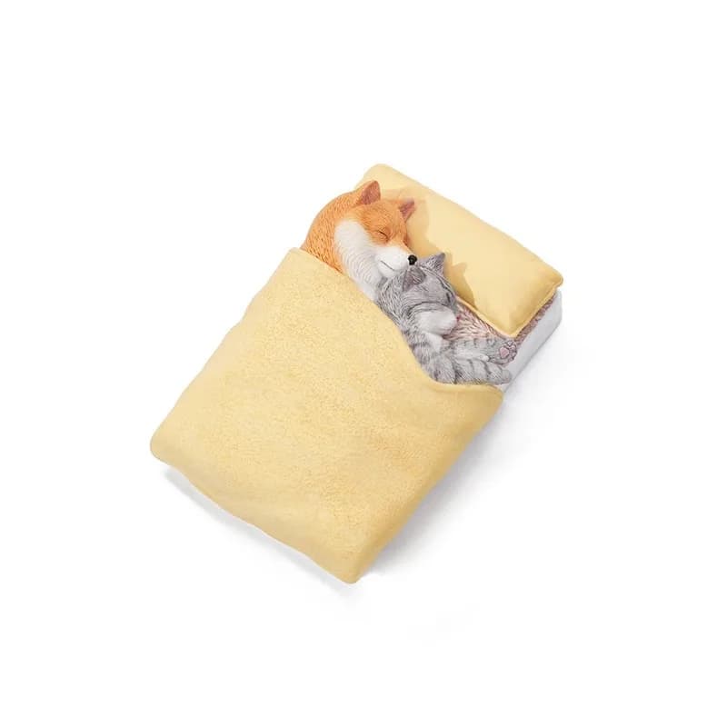 Single dog 9.0 cute cute Internet celebrity Shiba Inu cat figure gift ornament refrigerator sticker
