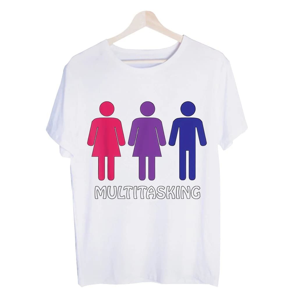 Unisex Human Figure Graphic Tee, Short Sleeve Crew Neck T-Shirt for Casual Daily Wear and Everyday Outfits