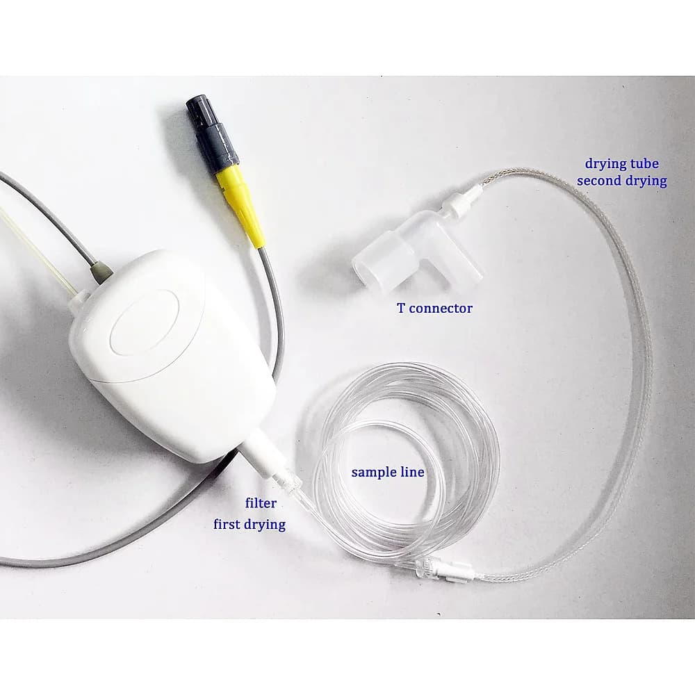 For EDANs ECG Monitors Parallel Stream ETCO2 Parallel Stream End-tidal Carbon Dioxide Module Sensor 8Pin