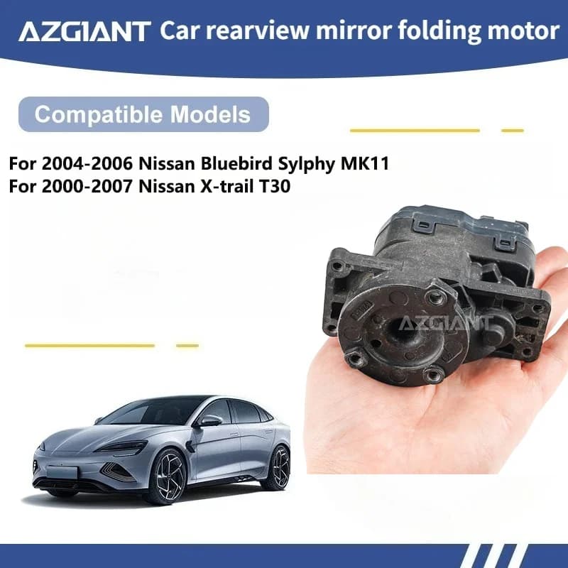 For Nissan Bluebird Sylphy MK11/ X-trail T30 Original Car Wing Mirror Folding Power Motor Repair High Quality Modules R/L tools