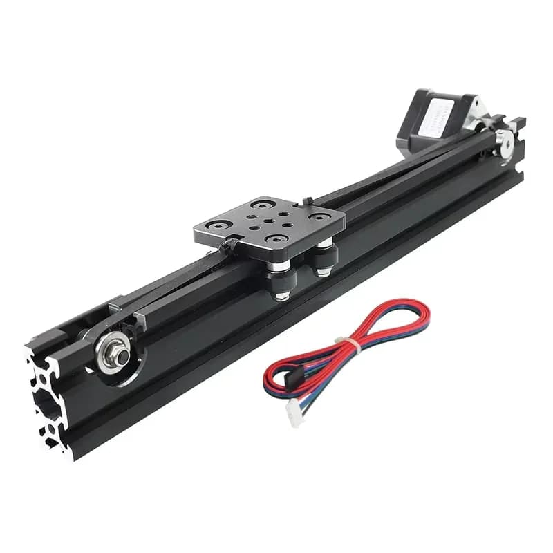 400mm Stroke Linear Actuator 17HS4401S Stepper Motor Telescopic Slide Rail CNC Motion Module Kit 40Ncm Torque 1.5A Driver