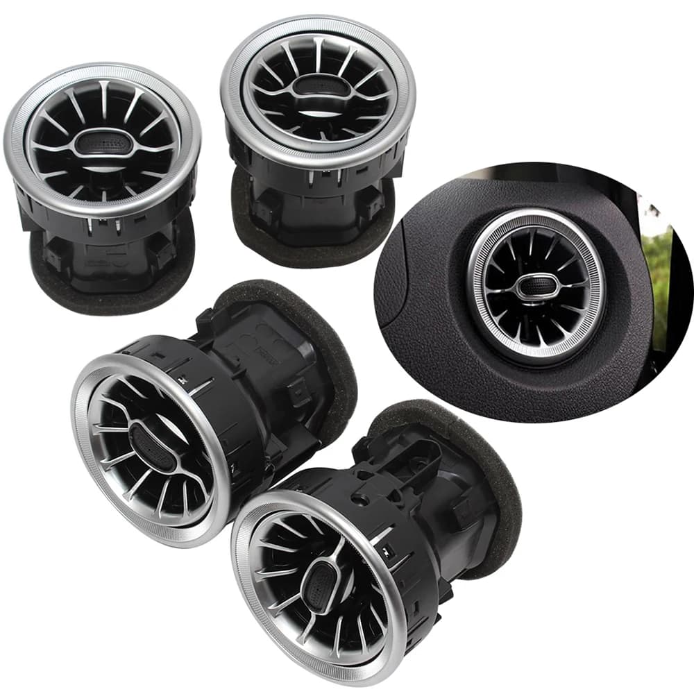For Mercedes Benz V Class Vito Viano Valente Metris W447 Interior Front Console Air Condition AC Vent Outlet Turbo Style Replace