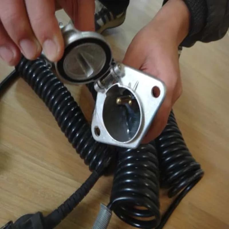 Bestselling Industrial Parts  Trailer Connection Spiral Cable Automotive Multi-core Spring Wire Cable