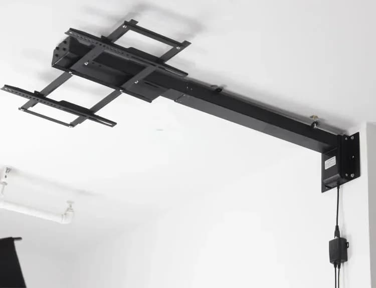 Hot Sales 32-70inch Remote Control 2 Install Way Floor Cabinet TV Lift Sliding Out Ceiling TV Lift TV Mount For Home Office