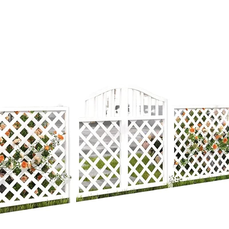 Outdoor anticorrosive wood fence door fence garden  courtyard fence  r solid wood