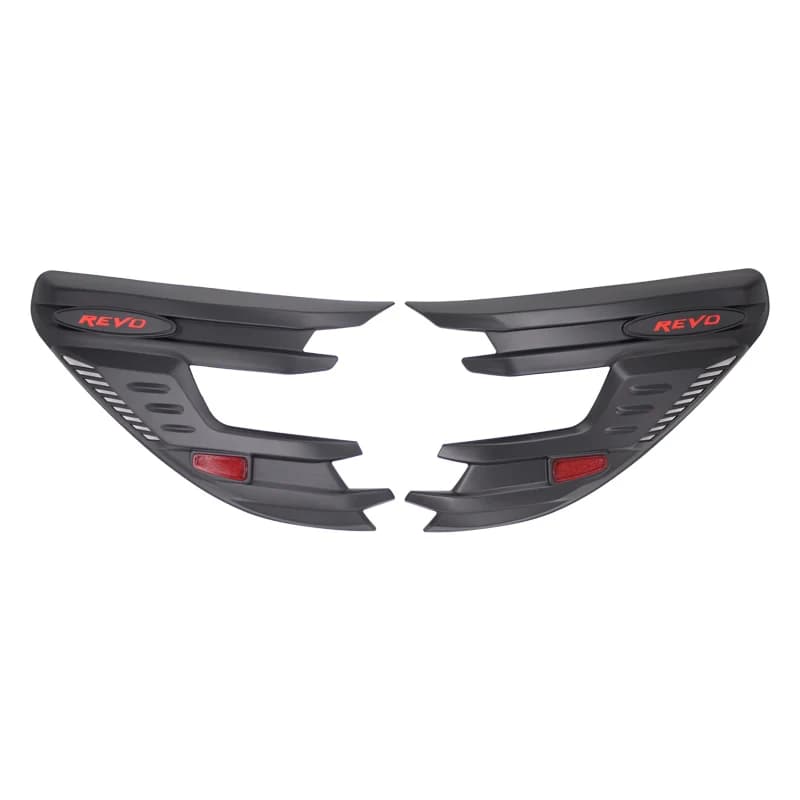 For Toyota Hilux Headlight Decoration Lamp Hoods Head Light Cover Hilux REVO 2015 2016 2017 2018 ABS Body Parts Auto Accessories