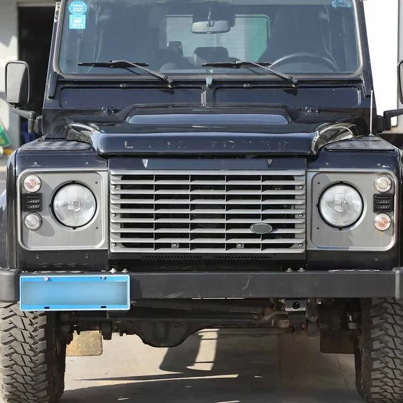 For Land Rover Defender 90 110 2004-2019 Carbon steel Car headlight side mesh cover instrument table side air outlet mesh cover