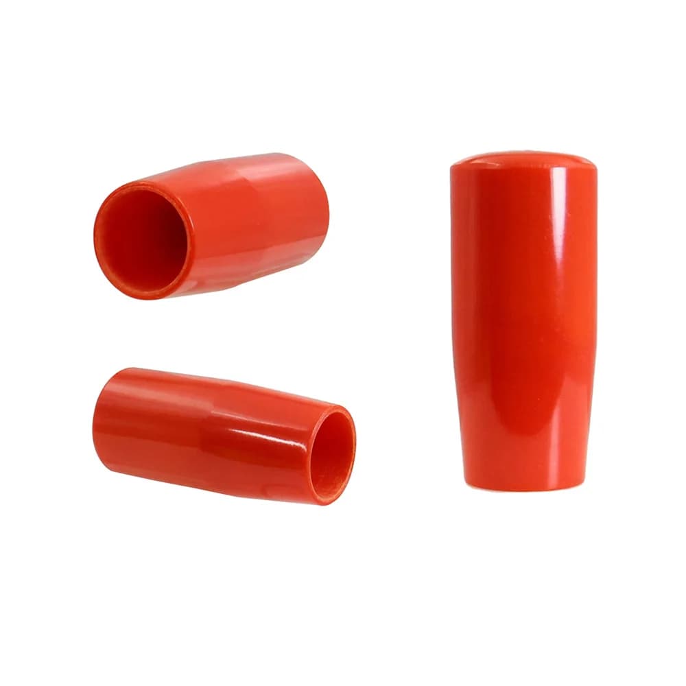 1/2/10Pcs Bakelite Handle Sleeve Non‑Threaded Red Black Color M6 M8 M10 M12 M16 Industrial Machine Tool Grip Protective Fittings