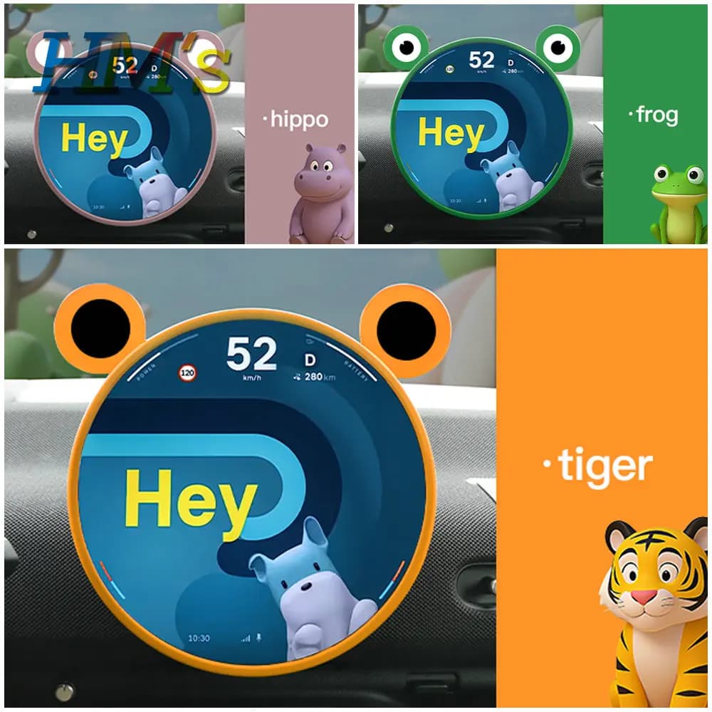 Car Accessories Compatible with MN J01 J05 F66 2024+ Car Silicone Protective Frame Edge Cover Navigation Screen Protector