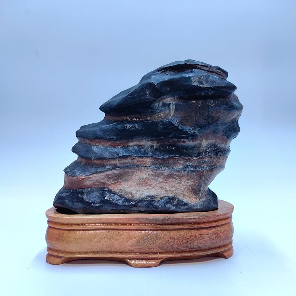 Asian Natural Stone Rock Garden Decoration Crystal Home Landscape Collectible Gardening Ornament for Home Decor