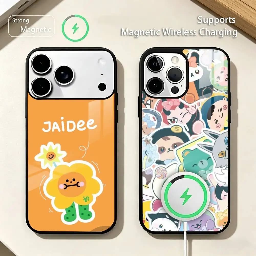 M-Mascot GMMTV Phone Case For iPhone17,16,15,14,13,12,11 Plus,Pro Allows magnetic wireless charging