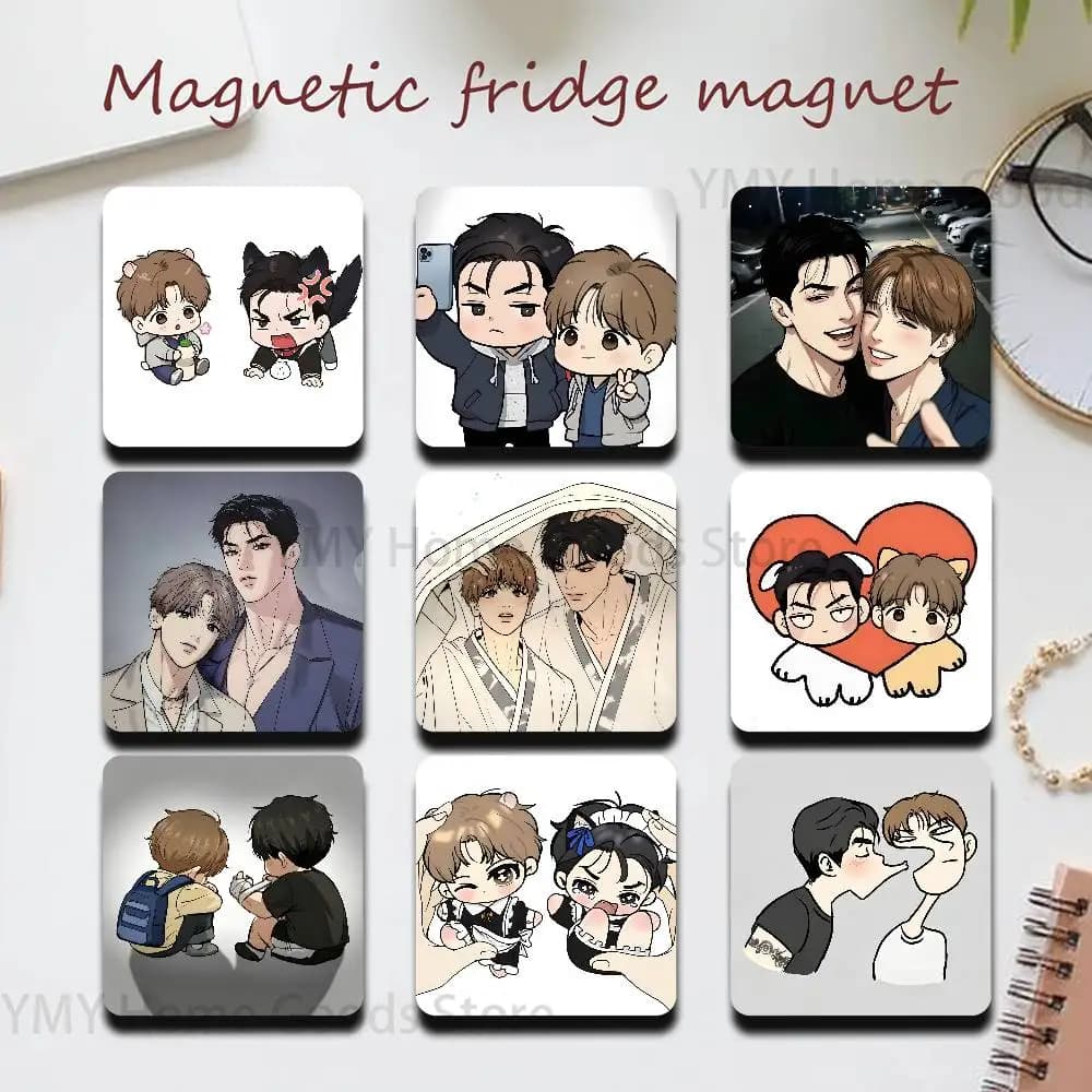 Comics Jinx J-Jaekyung Dan Fridge Magnetic Magnet PVC Memorial Decor for Family Friends Students Adults