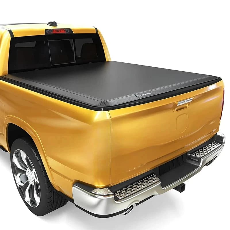 Factory Hot SaleInsulated Roll Pickup Truck Waterprofor Hard Tri-Fold Tonneau Car Bed Cover F0