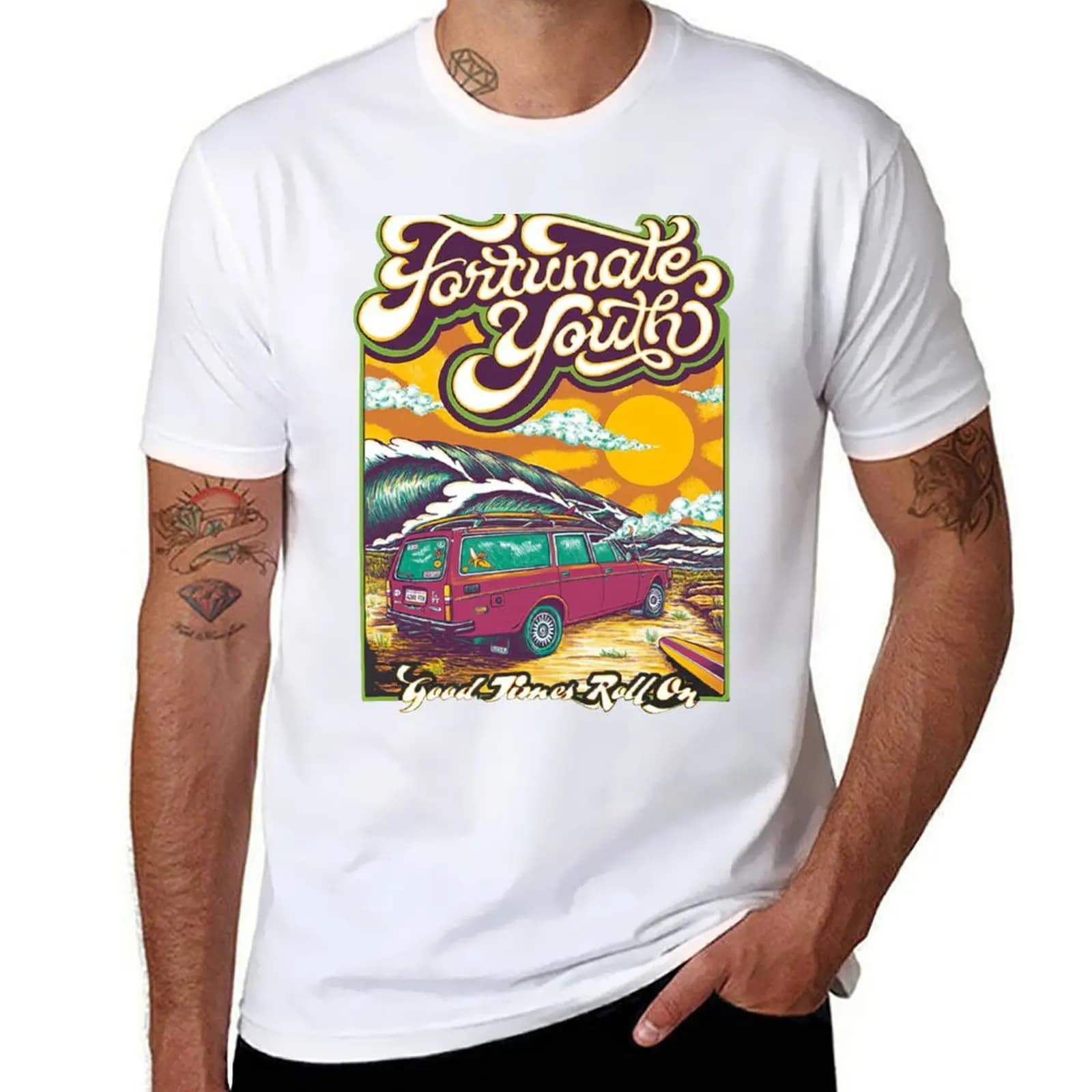 fortunate youth T-Shirt t shirt man luxury anime tshirt T-Shirt