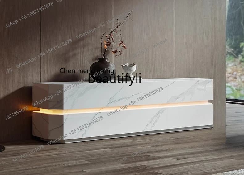 X  TV cabinet high cabinet living room, new model, minimalist and advanced sense, simple floor TV cabinet heightened model