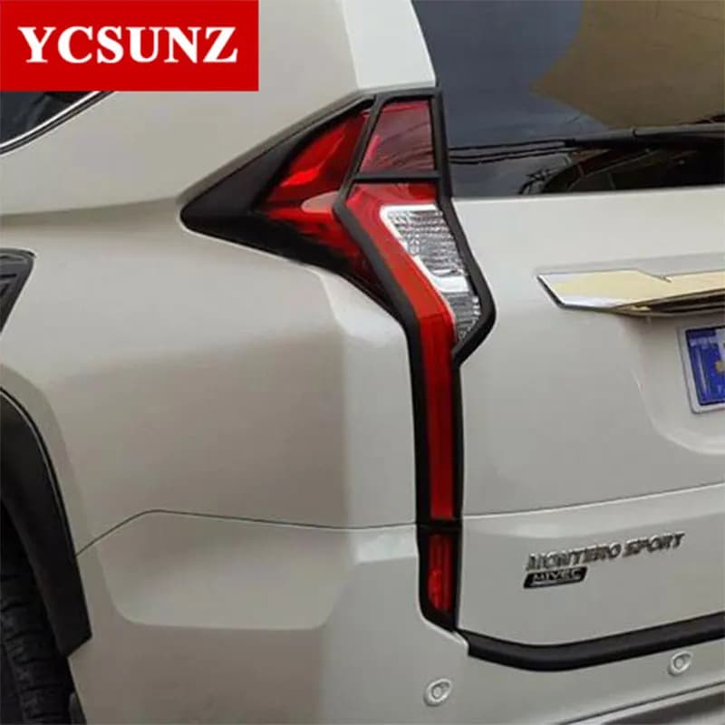 ABS Tail Lights Cover Decorative For Mitsubishi Pajero Sport 2016 2017 2018 2019 Car Accessories Parts Ycsunz