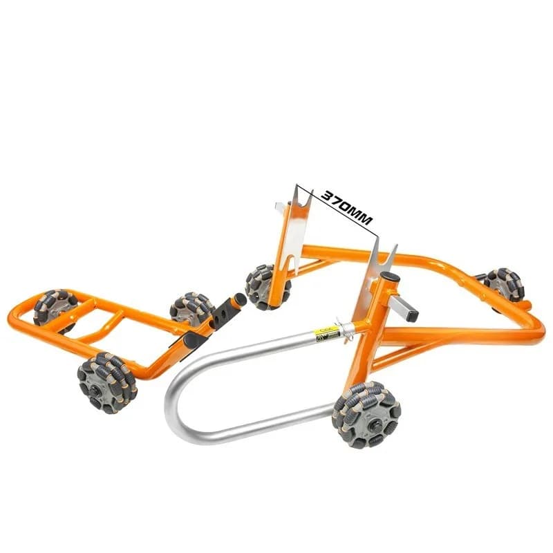 Motorcycle starting frame, front and rear wheel stationary frame maintenance, parking frame, support frame, landing gear