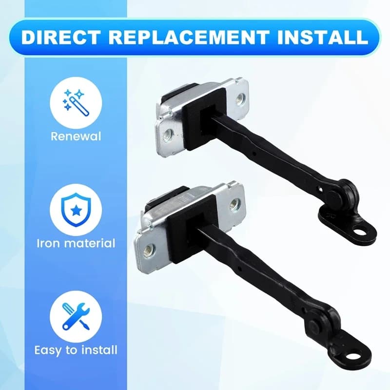 FOR Limitador de correa de bisagra tope de retención puerta delantera izquierda/derecha 79380-2E000 79390-2E000 para Hyundai T
