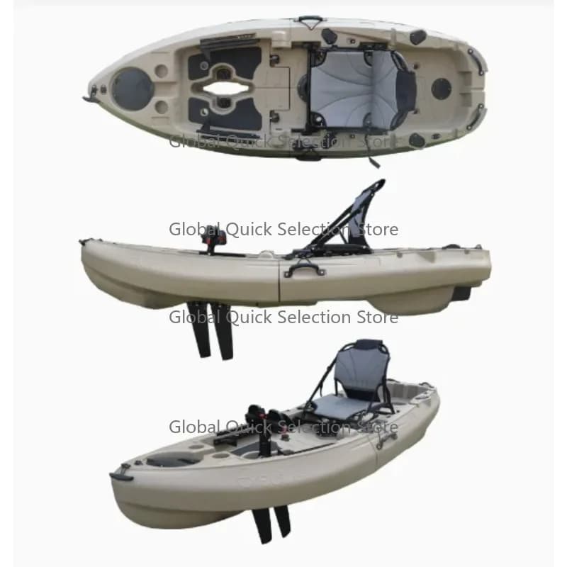 Luya Kajak split foldable porta-ble Kajak single fishing foot pedal boat Luya boat  kayak boat