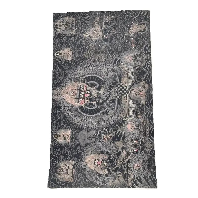 Old Thangka ,Collection Nepal Tibetan Buddhist Yamantaka Art Traditional Painting Collection, Ancient Thangka Artwork ﻿