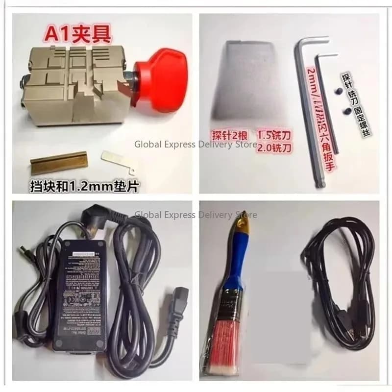 12V 80W Portable Automatic CNC Key Cutting Machine | USB2.0 + Bluetooth Connection, Phone App Control