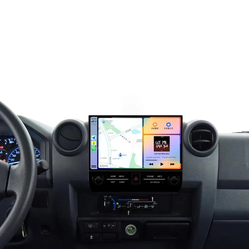 10.6 Inch Android Car Radio GPS Navigation Carplay Multimedia Video Player Land Cruiser LC70 LC76 LC75 LC79 2007 To 2024