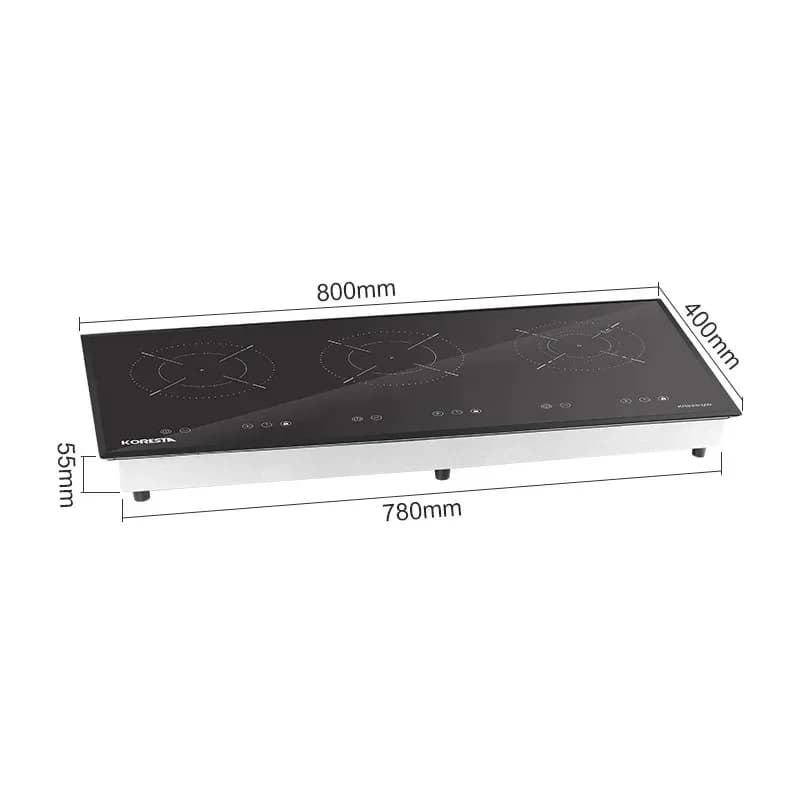 3000W 1 Burner 2 Burner Undermount Hidden Induction Cooktop Invisible