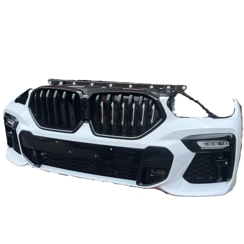 High Quality Auto Front Lip And Grille Body Parts Fit for X6 G06 2022+ XDrive40i M50i X6 M Exterior Upgrade Accessories