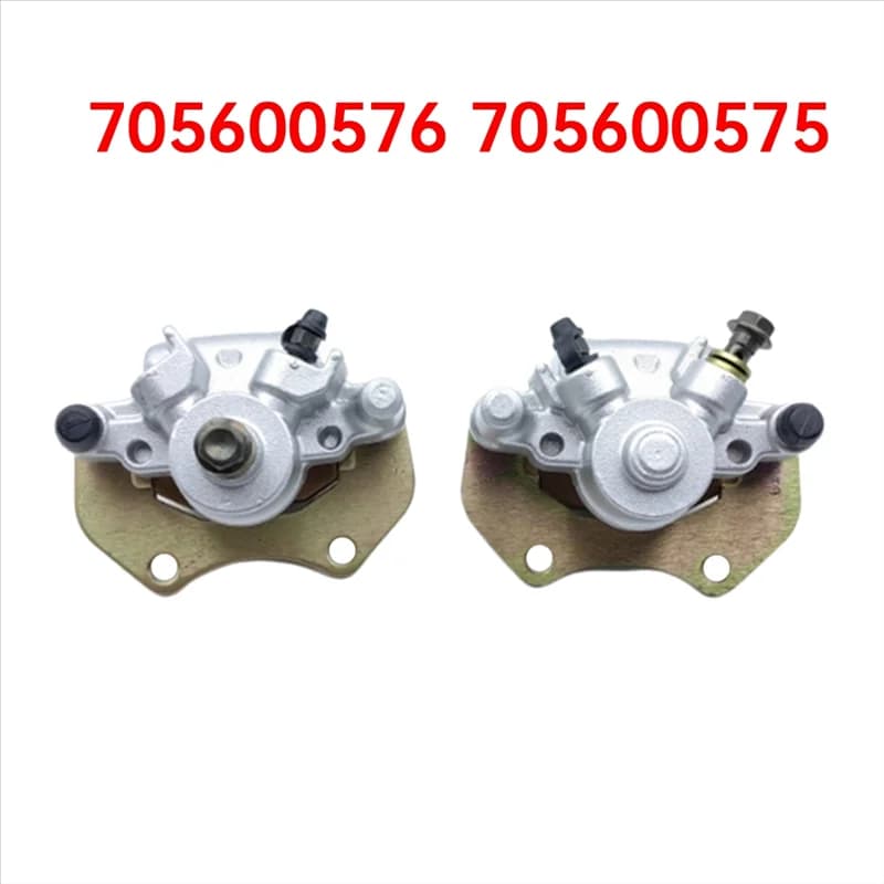 NEW-1Pair Front Brake Caliper With Pads For Can-Am Outlander Max 330 400 500 650 850, 2004-2015, 705600576 705600575