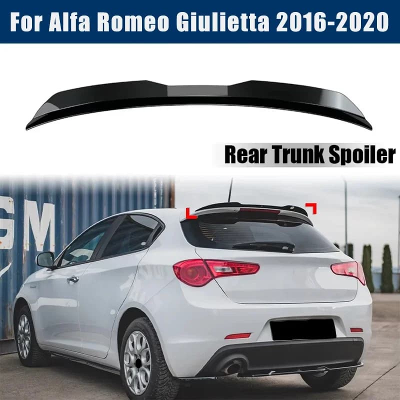 Rear Trunk Spoiler Roof Wing Racing Sport Splitter Exterior Part For Alfa Romeo Giulietta 2016-2020 2017 2018 Tuning Accessories
