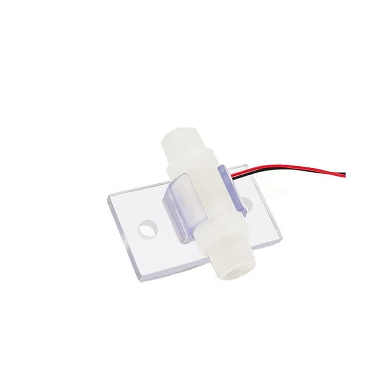 Water Flow Switch, Chemical Liquid Micro Flow Switch FS - 1P VDF - 0.2-3 N Acid and Alkali Micro Flow