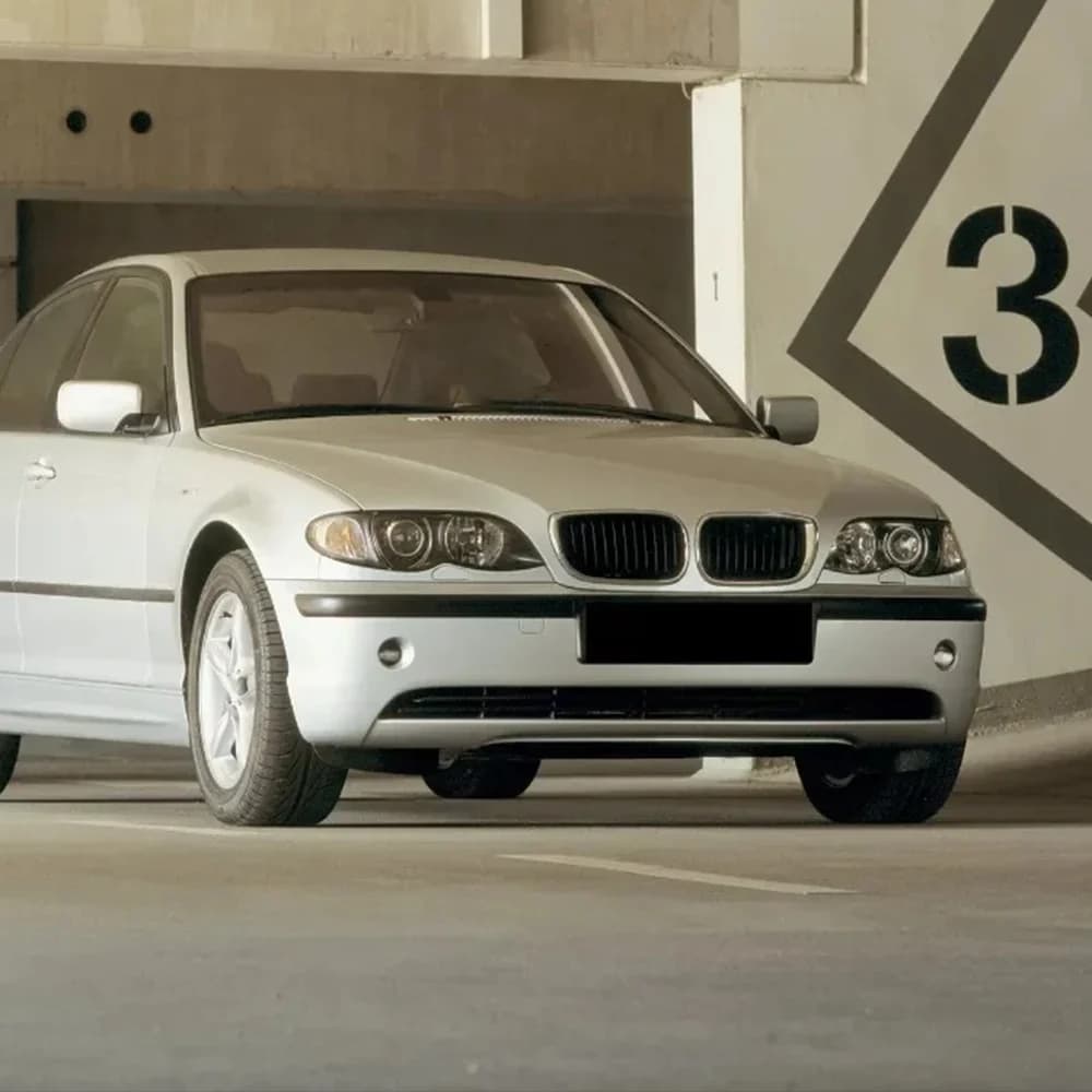 Diamond Style Chrome Silver Front Upper Grille for BMW E46 3-Series 2002-2004 Sedan Exterior Car Styling Parts