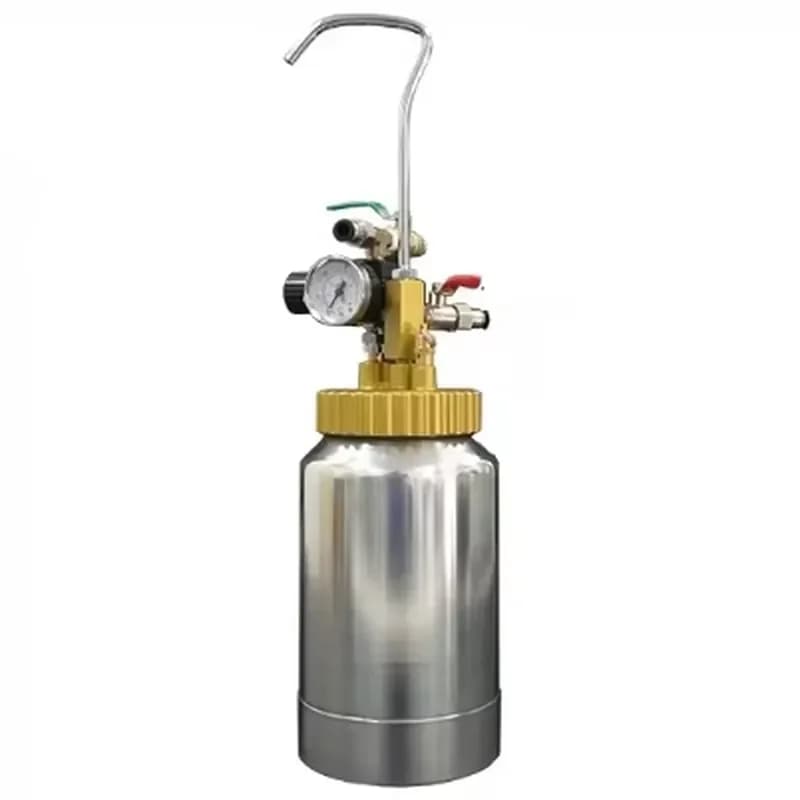 2L Customizable Paint Pressure Tank with Spray & Pneumatic Barrel OEM Supported Spray Pneumatic Paint Tank